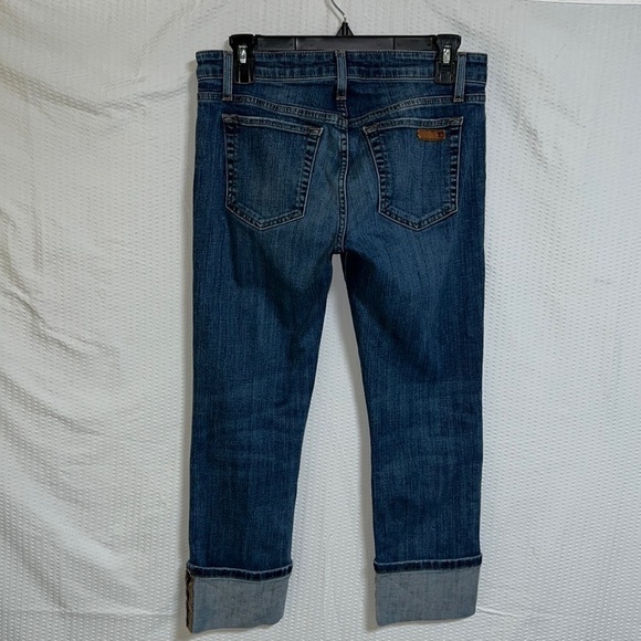 Joe’s Jeans Raley Cuffed Cropped Capri Blue Denim Jeans - Size 26 - Picture 3 of 8